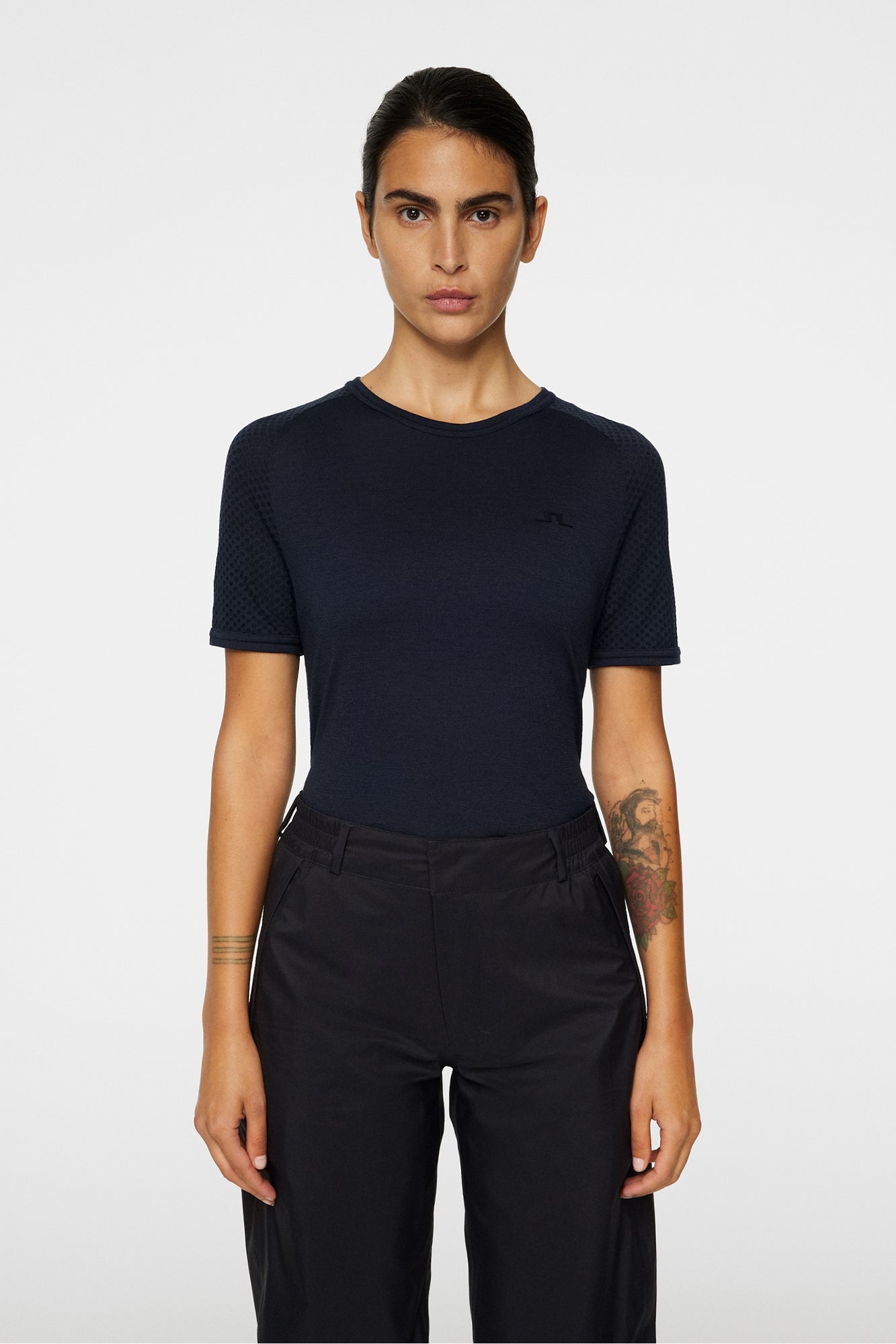 Women | Bella Wool T-Shirt | JL Navy