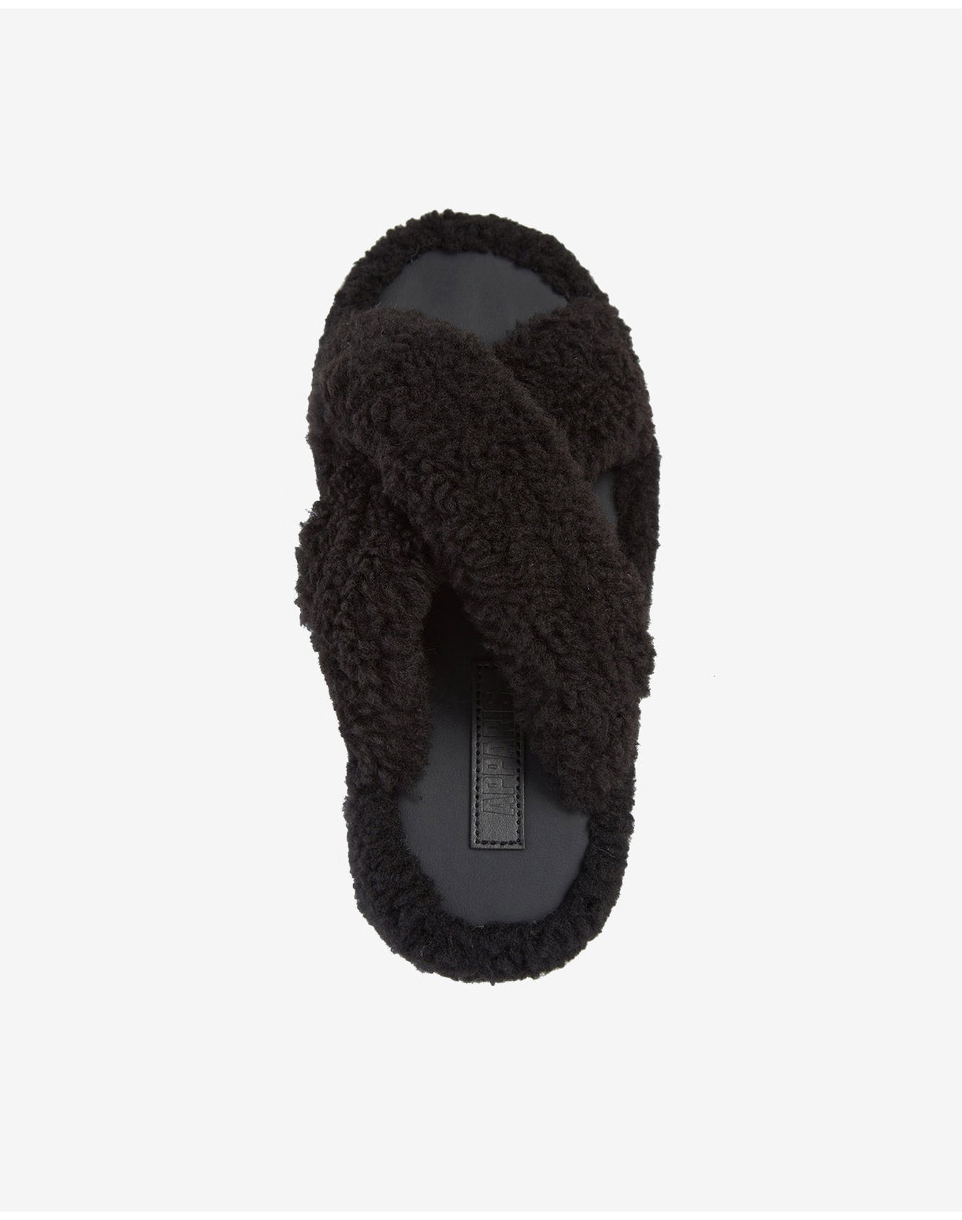 Biba Teddie Slippers | Noir