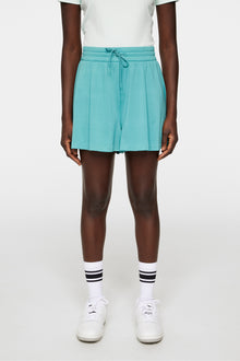 Women | Billie Wide Jersey Shorts | Teal