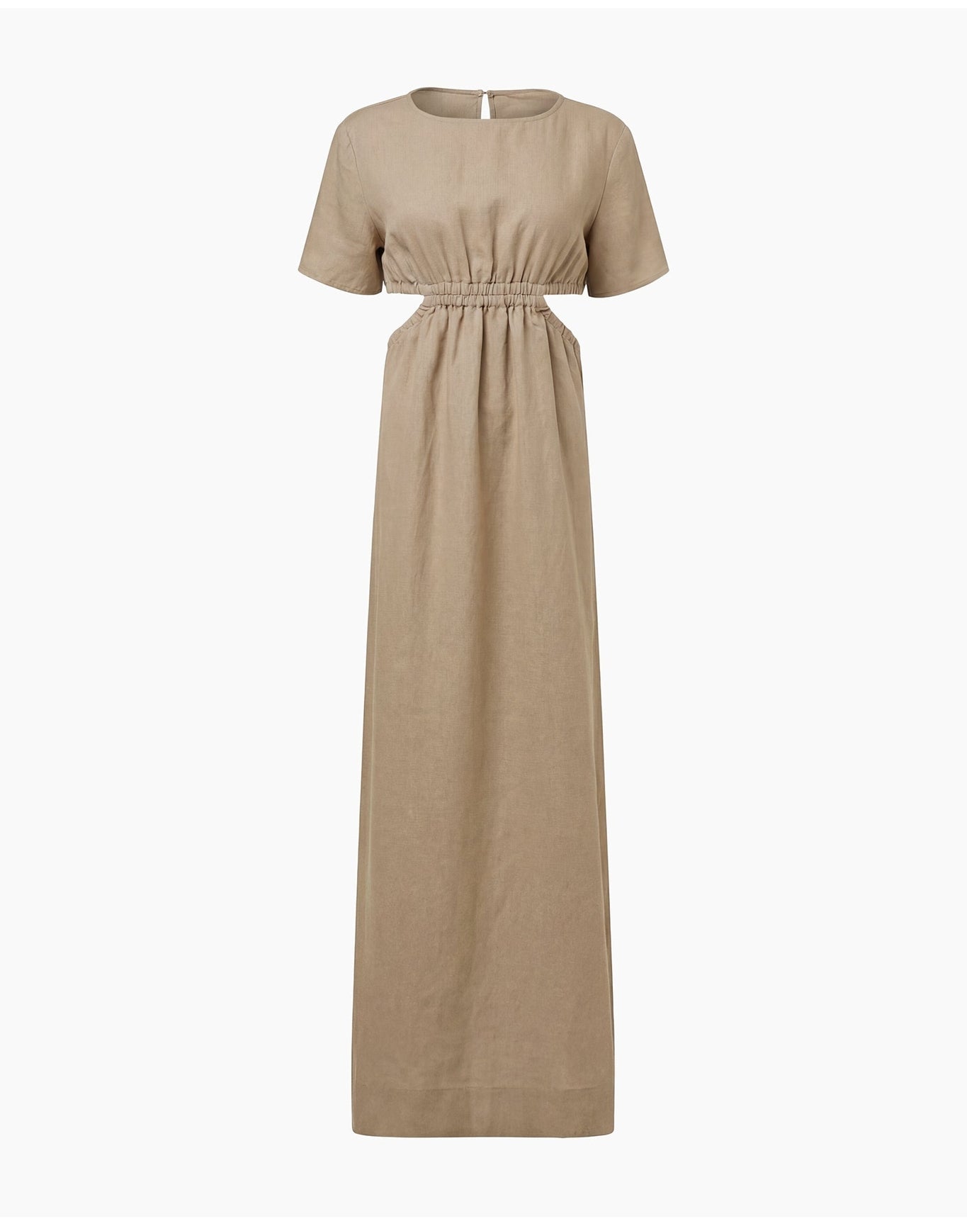 Women | Boatneck Cutout Dress | Flax