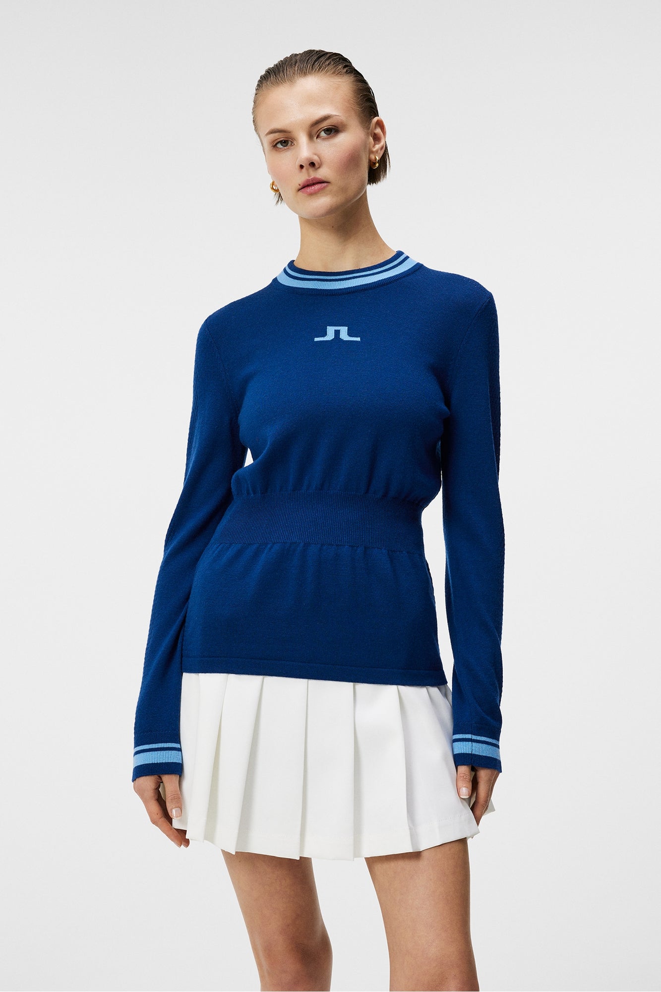 Women | Bree Knitted Sweater | Estate Blue