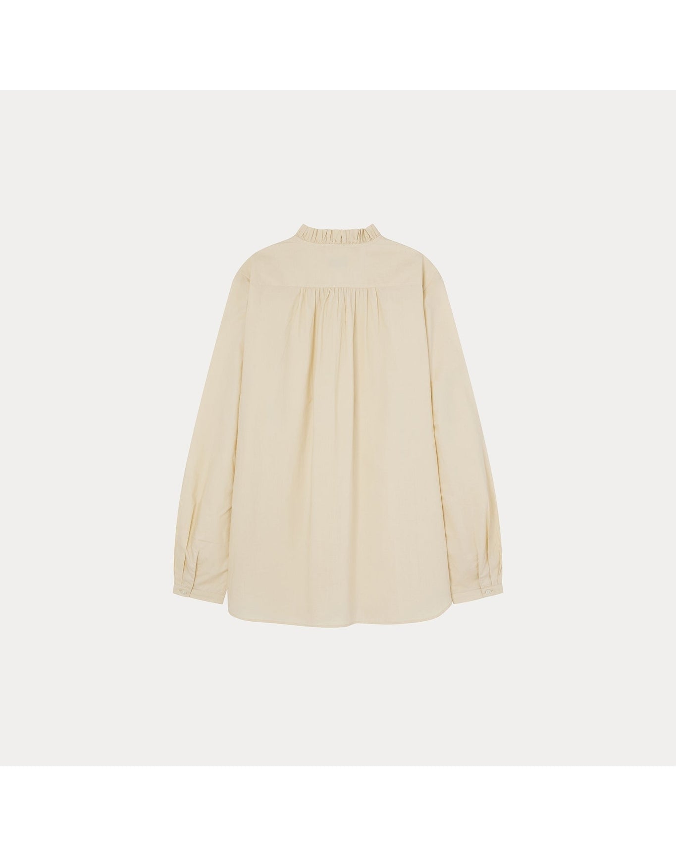 Women | Burgundy Shirt | Ecru