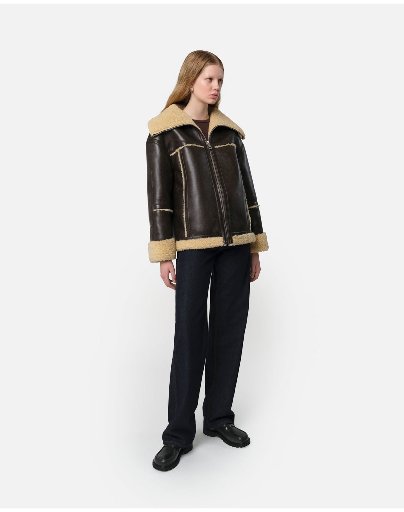 Calina Coat | Java & Sand