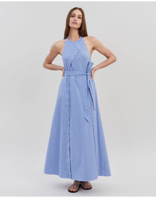 Cara Dress | French Navy Stripe
