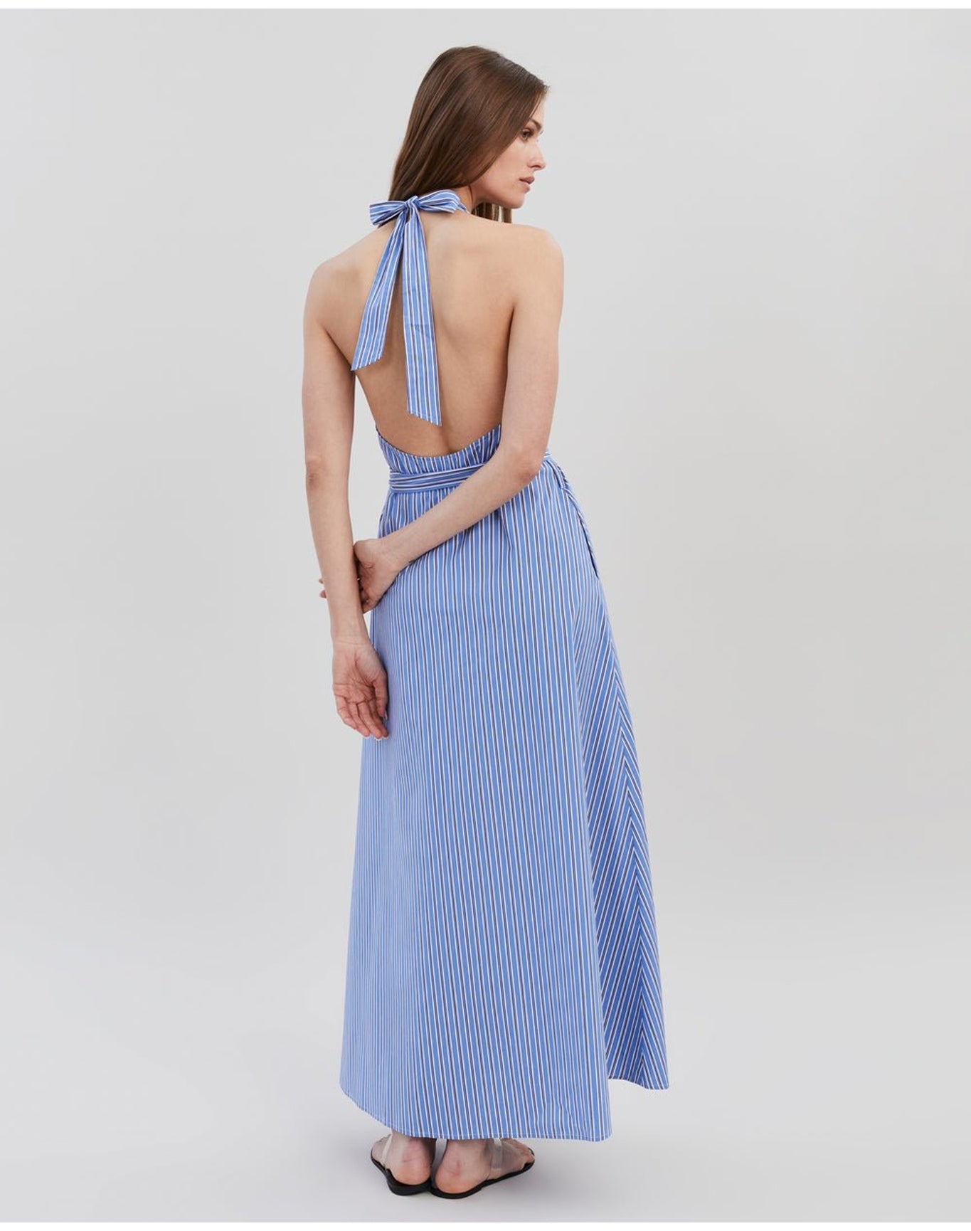 Cara Dress | French Navy Stripe