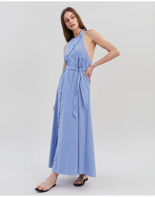 Cara Dress | French Navy Stripe