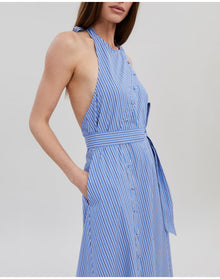 Cara Dress | French Navy Stripe