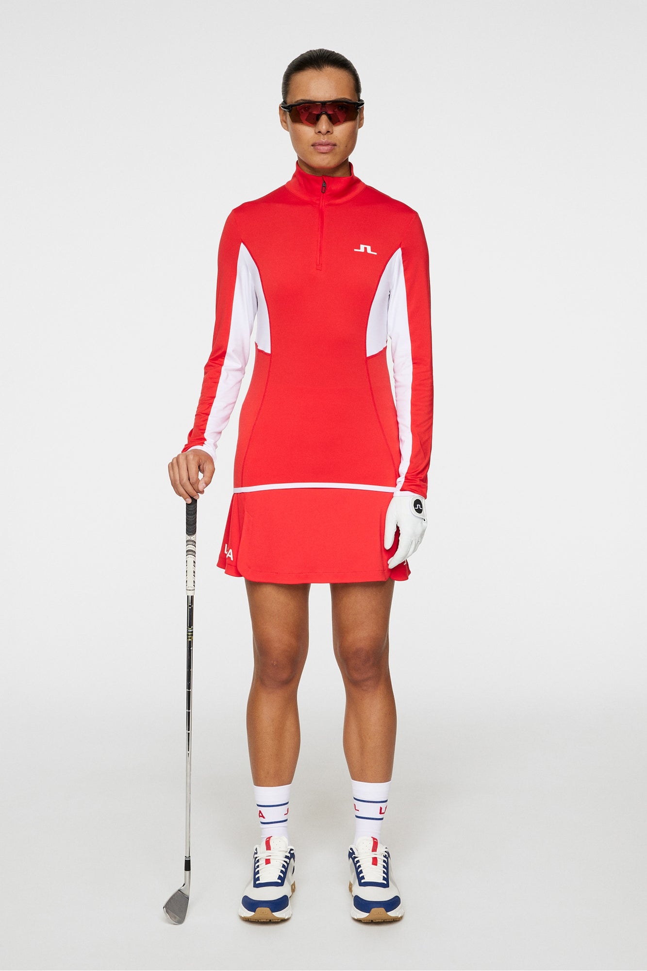 Women | Charlene Half Zip | Flame Scarlet