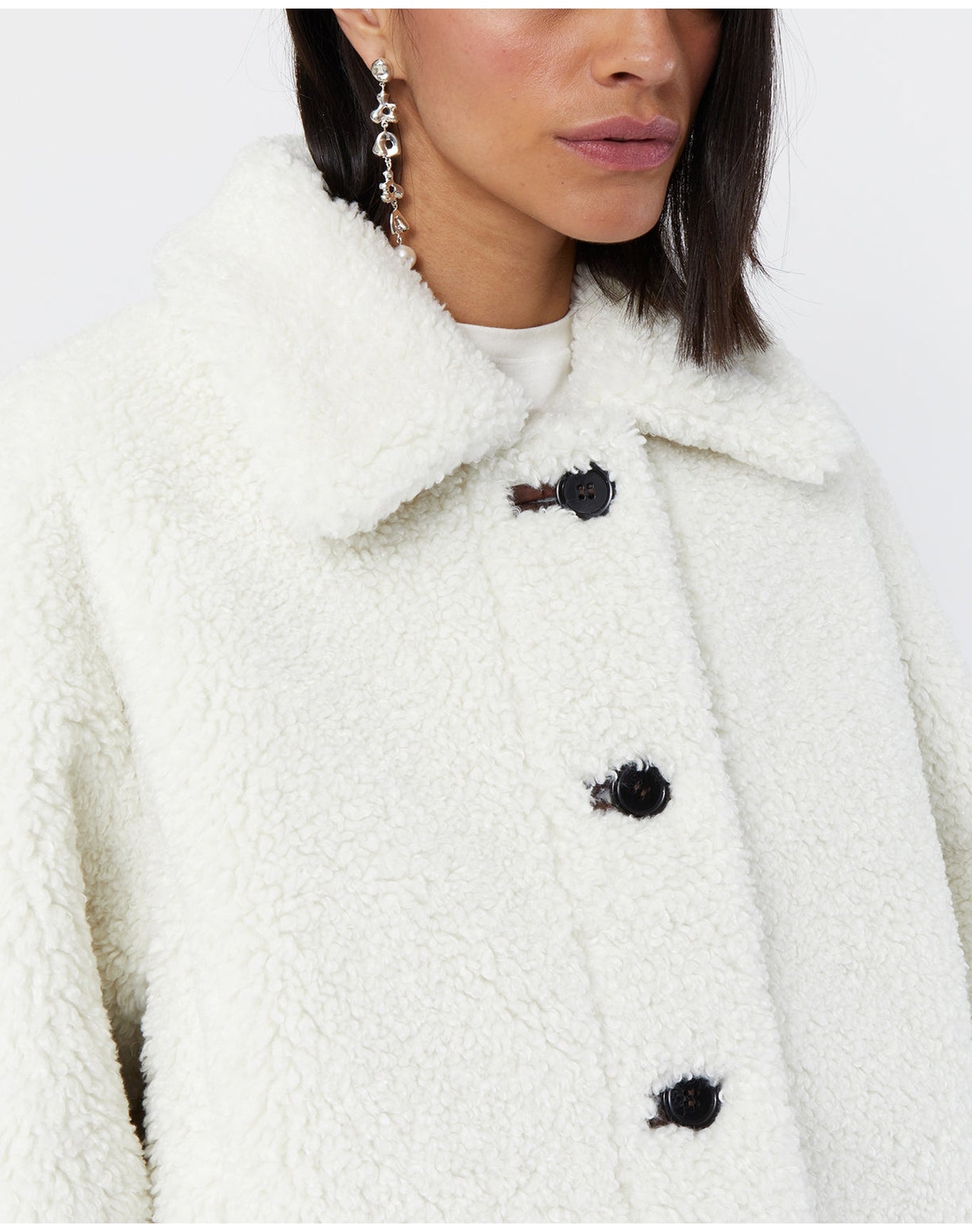 Charlie Reversible Coat | Chocolate & Ivory