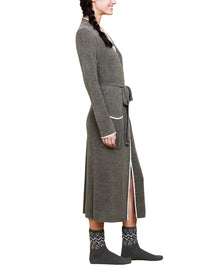 Women | Cozychic Lite Contrast Ribbed Robe | Olive Branch-Pearl