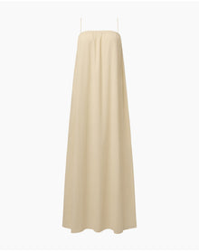 Women | Crinkle Gauze Maxi Dress | Egret