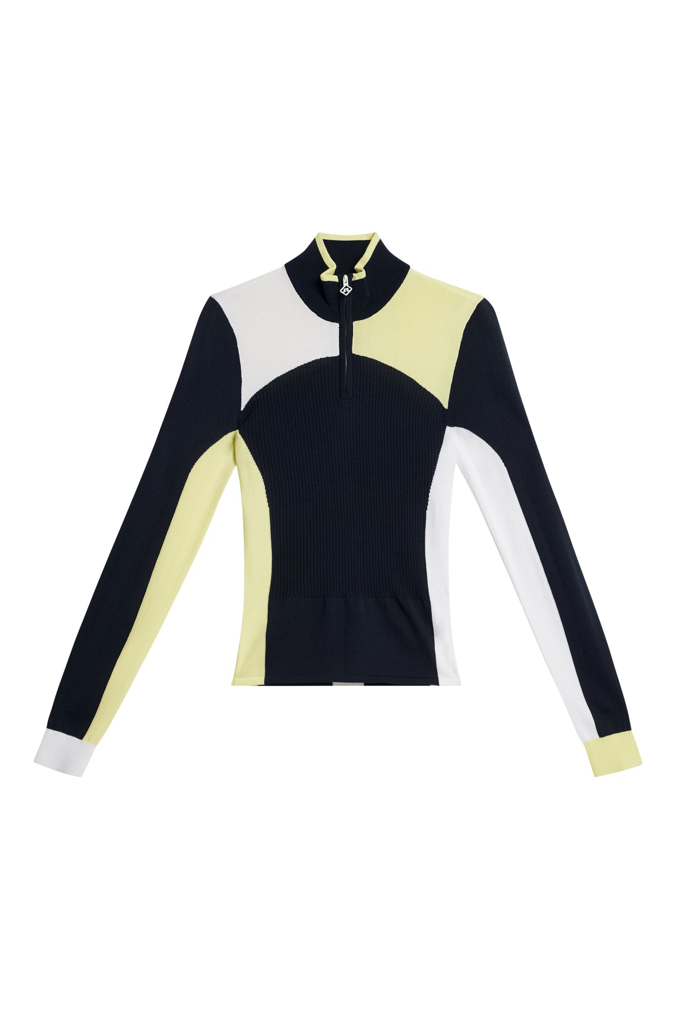 Women | Deborah Knitted Zip Sweater | JL Navy