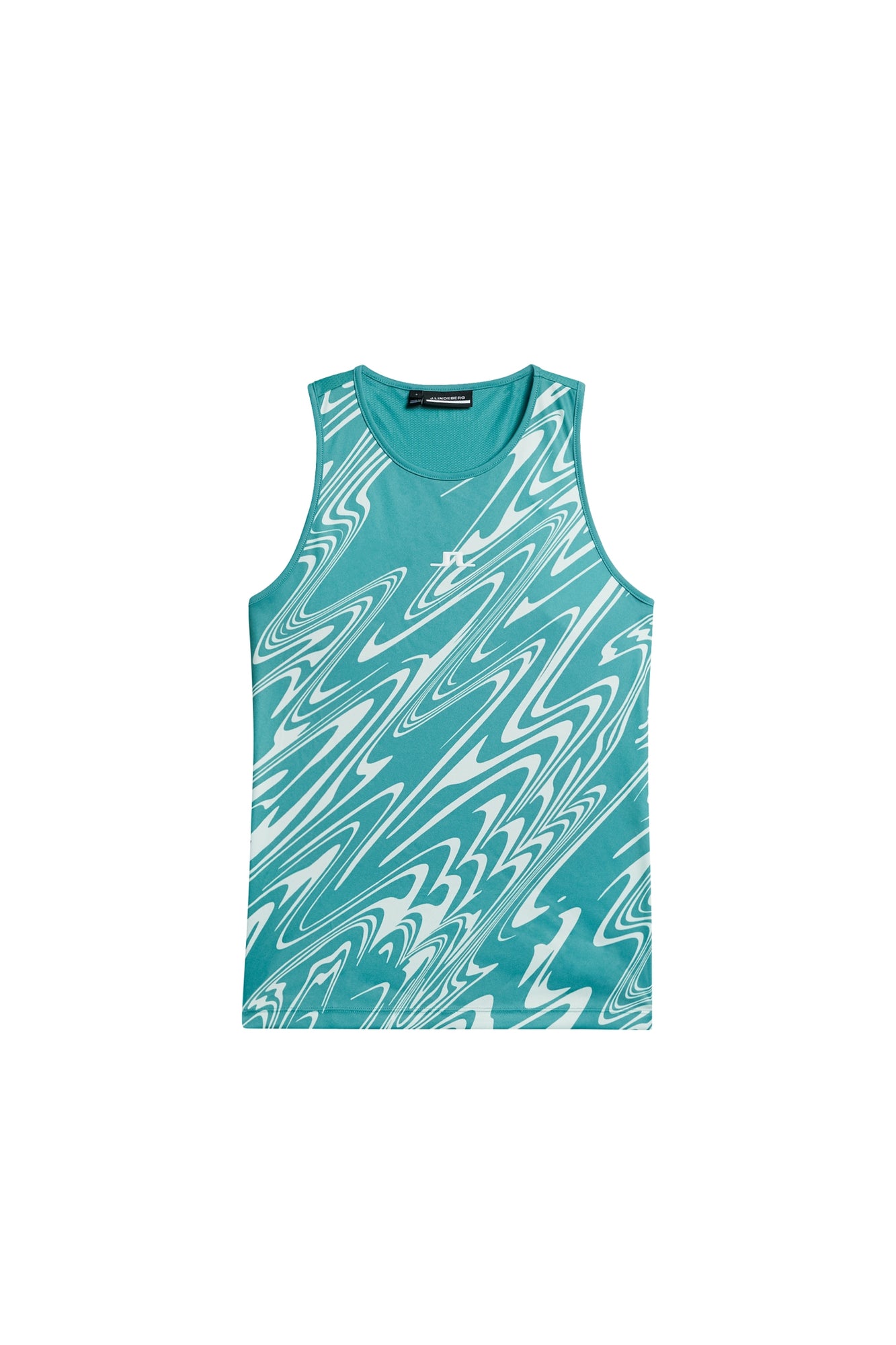 Women | Deia Printed Tank Top | Liquify Teal L