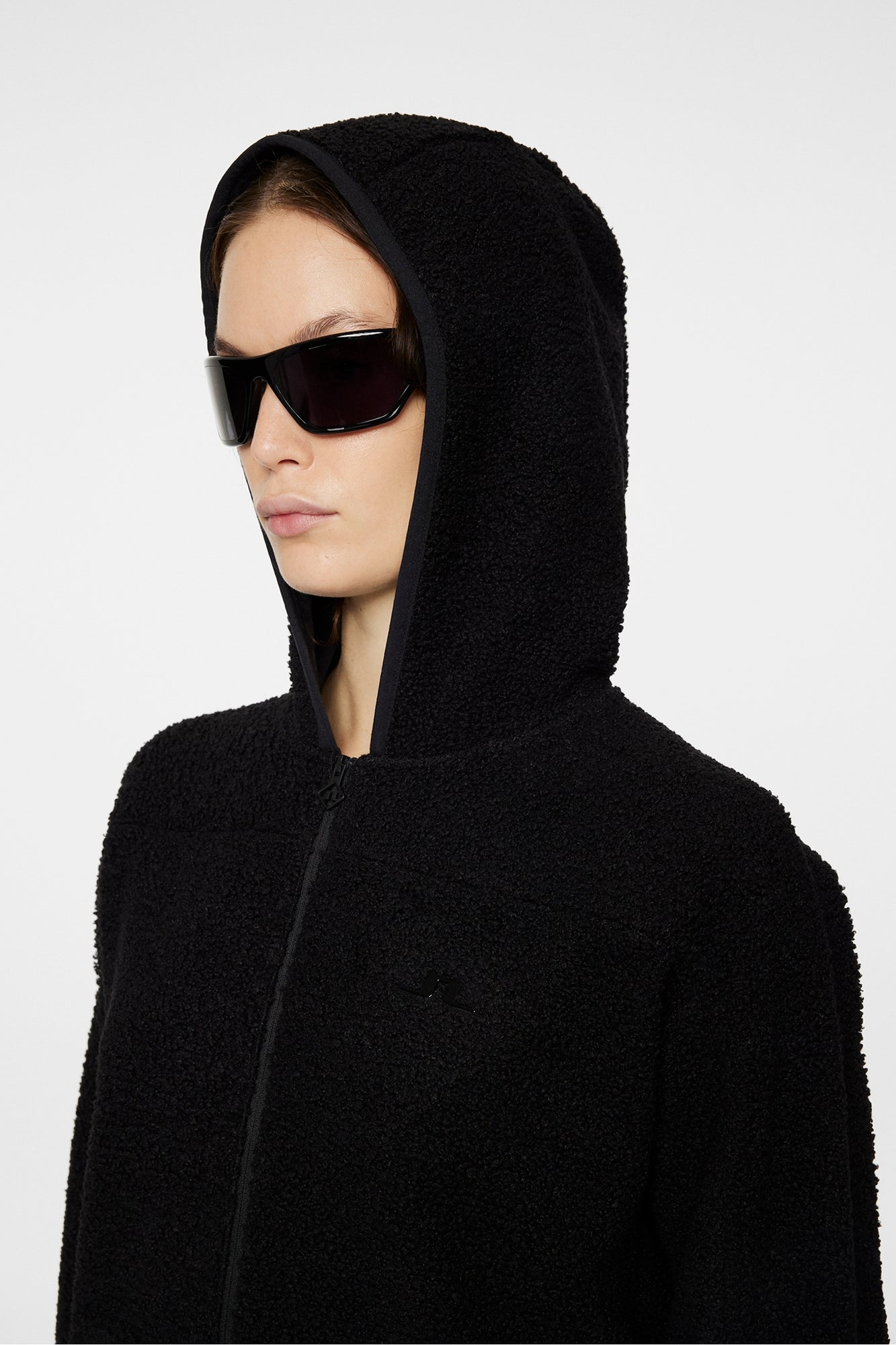 Women | Delise Pile Hoodie | Black