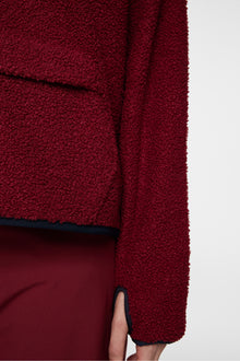 Women | Delise Pile Hoodie | Cabernet
