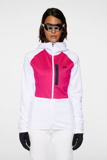 Women | Elana Full Zip Hood | White