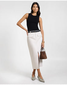 Women | Fitted Micro Rib Tank | Black