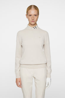 Women | Gia Cashmere Crewneck | Moonbeam