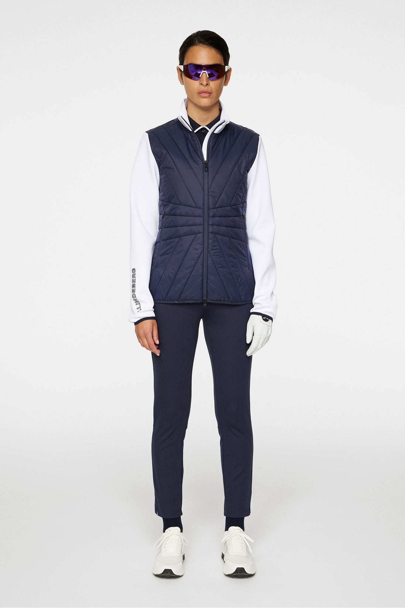 Women | Holma Quilt Hybrid Jacket | JL Navy