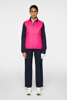 Women | Holma Quilt Hybrid Jacket | Pink Peacock