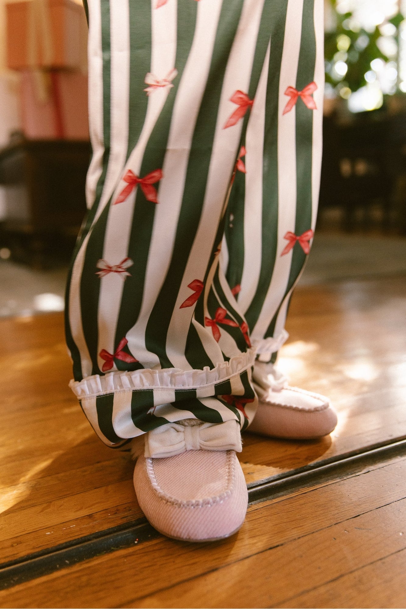 Women | Ivy Bow Slippers | Pink