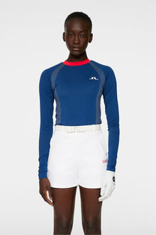 Women | Joelle Seamless Longsleeve | Estate Blue