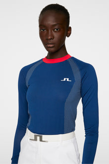 Women | Joelle Seamless Longsleeve | Estate Blue