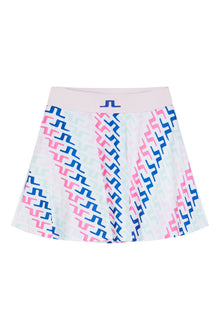 Women | Joline Print Skirt | Pink Painted Bridge