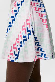Women | Joline Print Skirt | Pink Painted Bridge