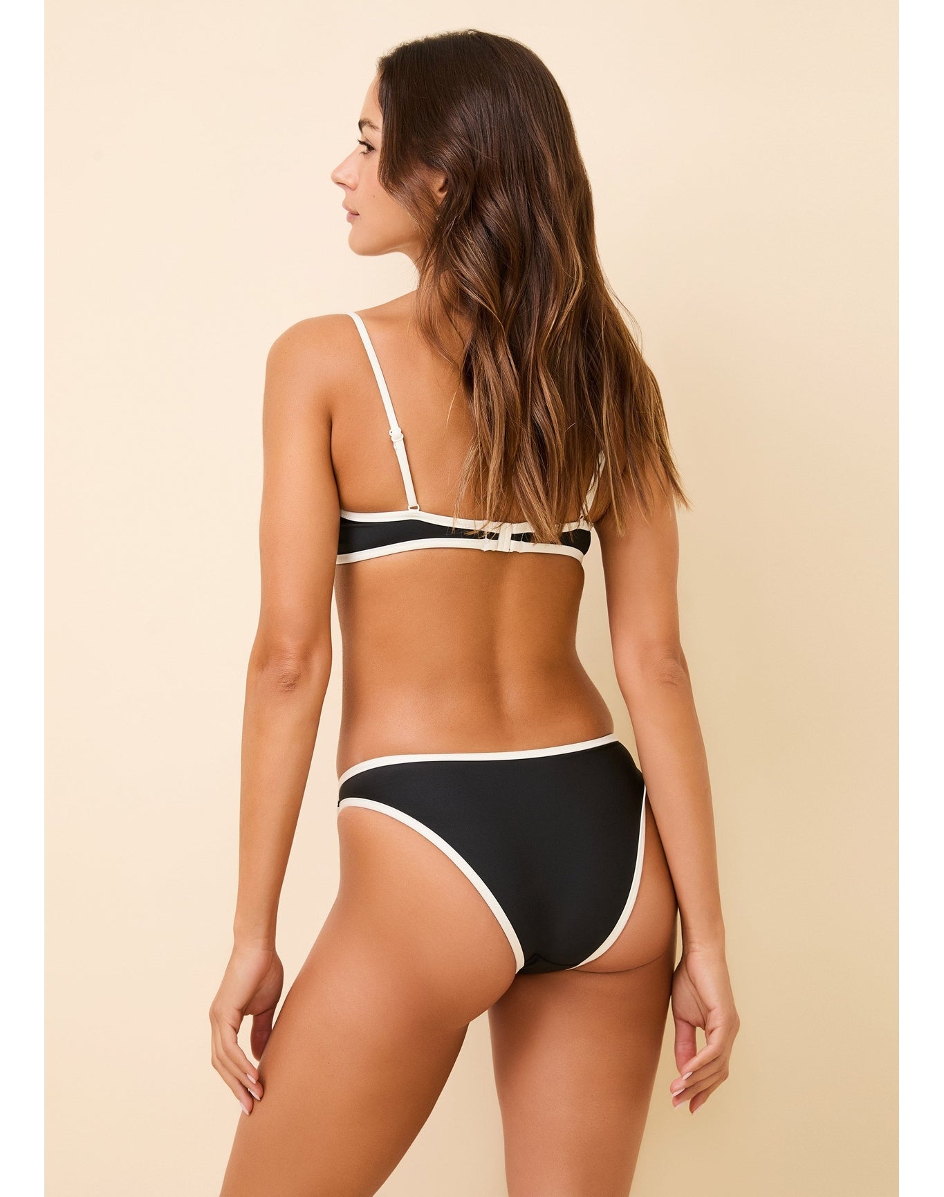Jordana Bikini Top x Optic White | Noir