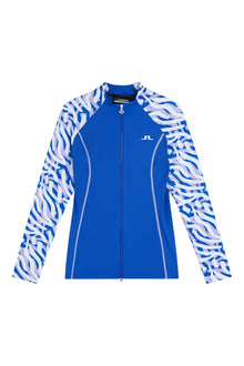 Women | June Print Mid Layer | Purple Painted Zebra