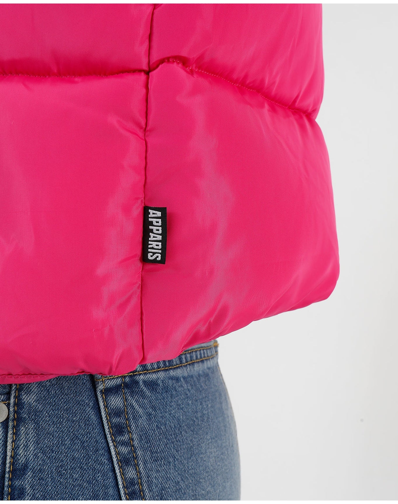 Kat Nylon Puffer | Fuchsia