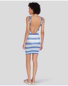 Kimberly Mini Dress | Marina Blue Stripe