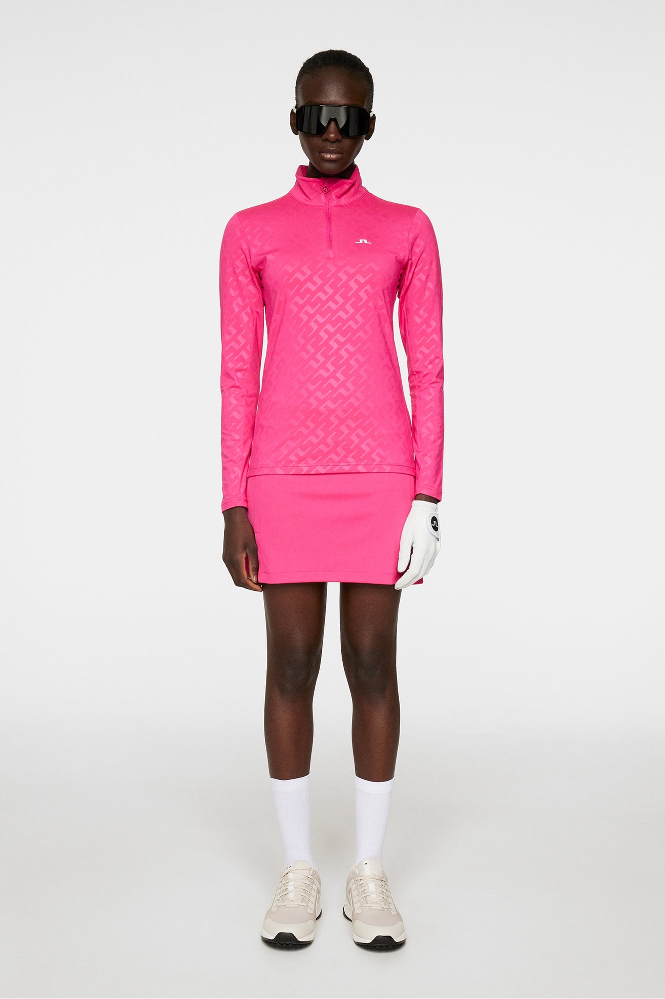 Women | Lauryn Deboss Mid Layer | Bias Bridge Pink