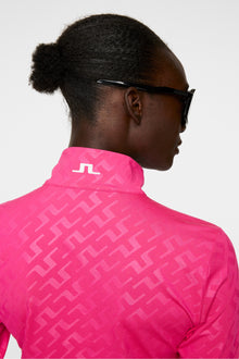 Women | Lauryn Deboss Mid Layer | Bias Bridge Pink