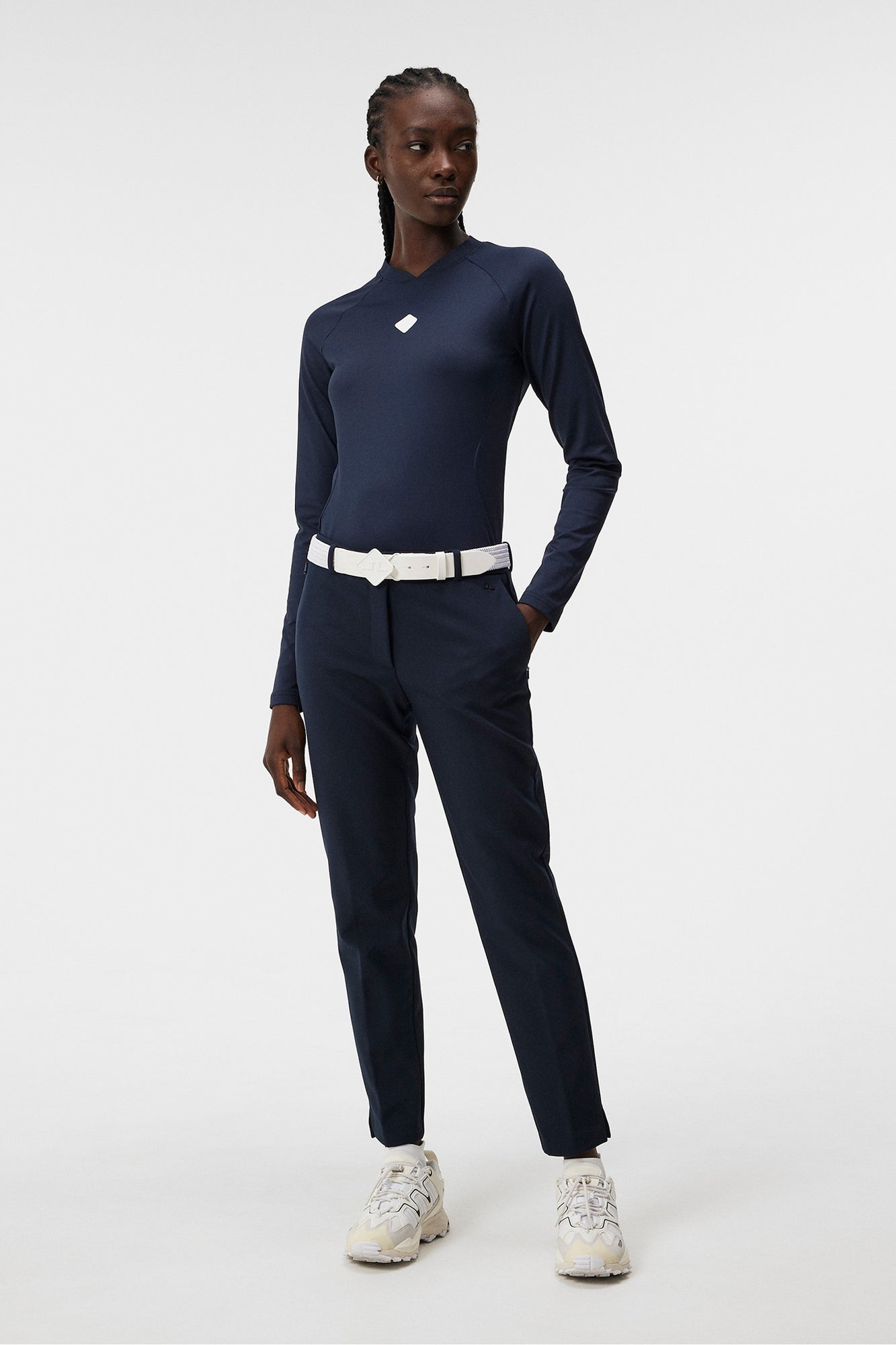 Women | Lei Bonded Fleece Pant | JL Navy (V1)