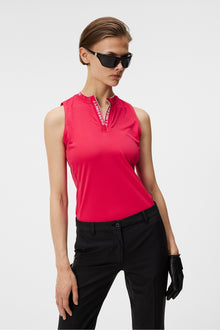 Women | Leya Sleeveless Top | Rose Red