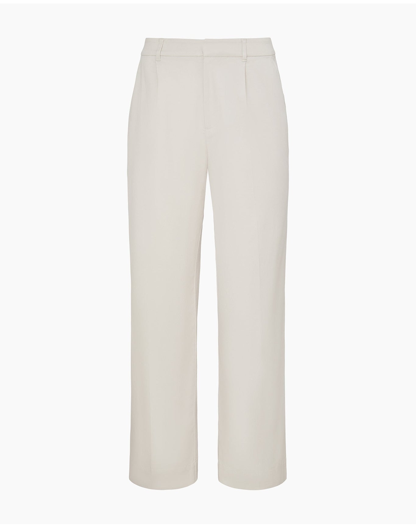 Women | Lyocell Pleated Trouser | Stone