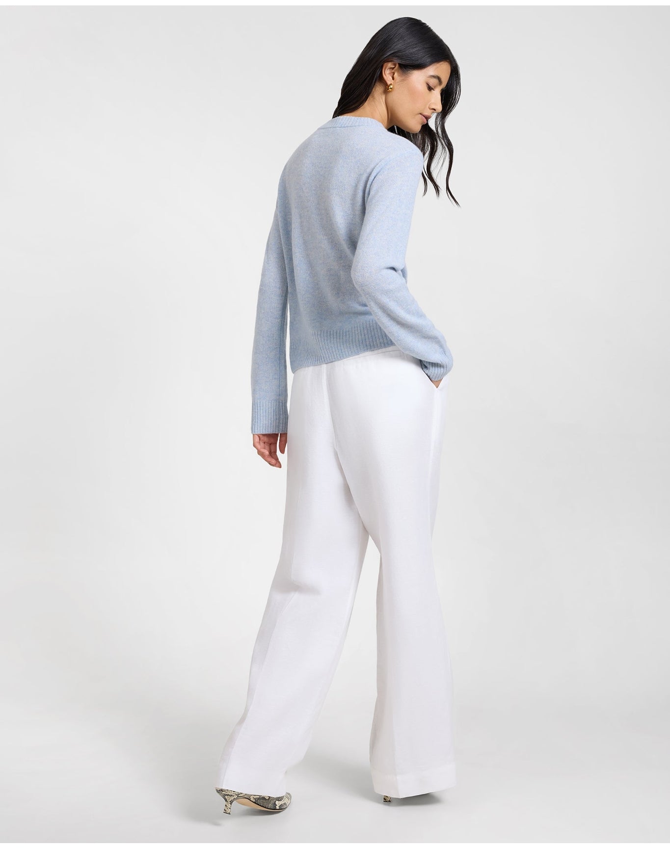 Women | Lyocell Pleated Trouser | Stone