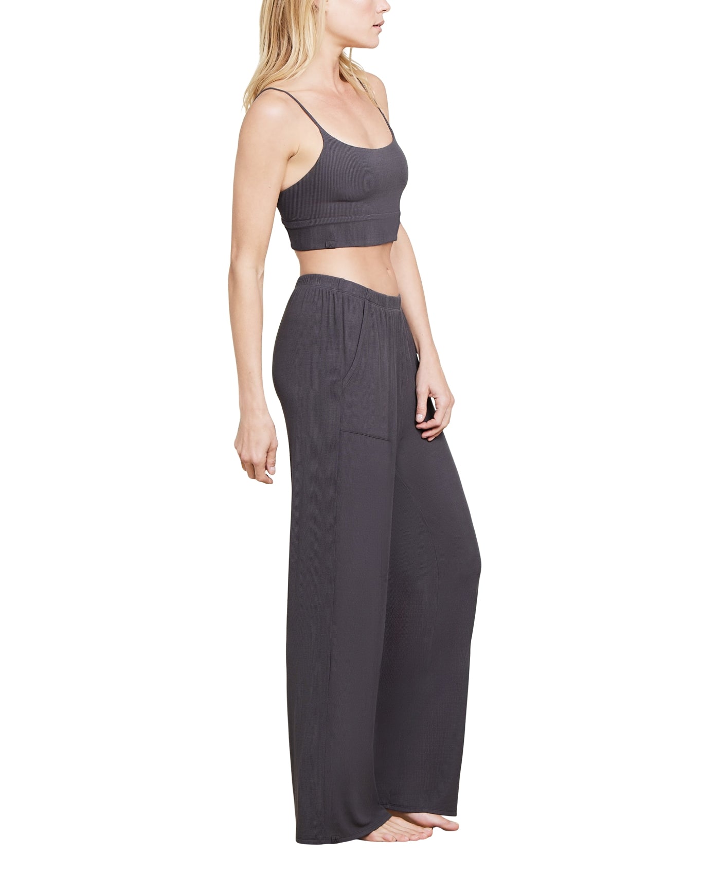 Women | MC Ultra Soft Rib Bralette | Carbon