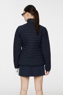 Women | Marble Quilted Jacket | JL Navy (V1)