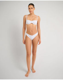 Women | Marilyn Bikini Top | White Black