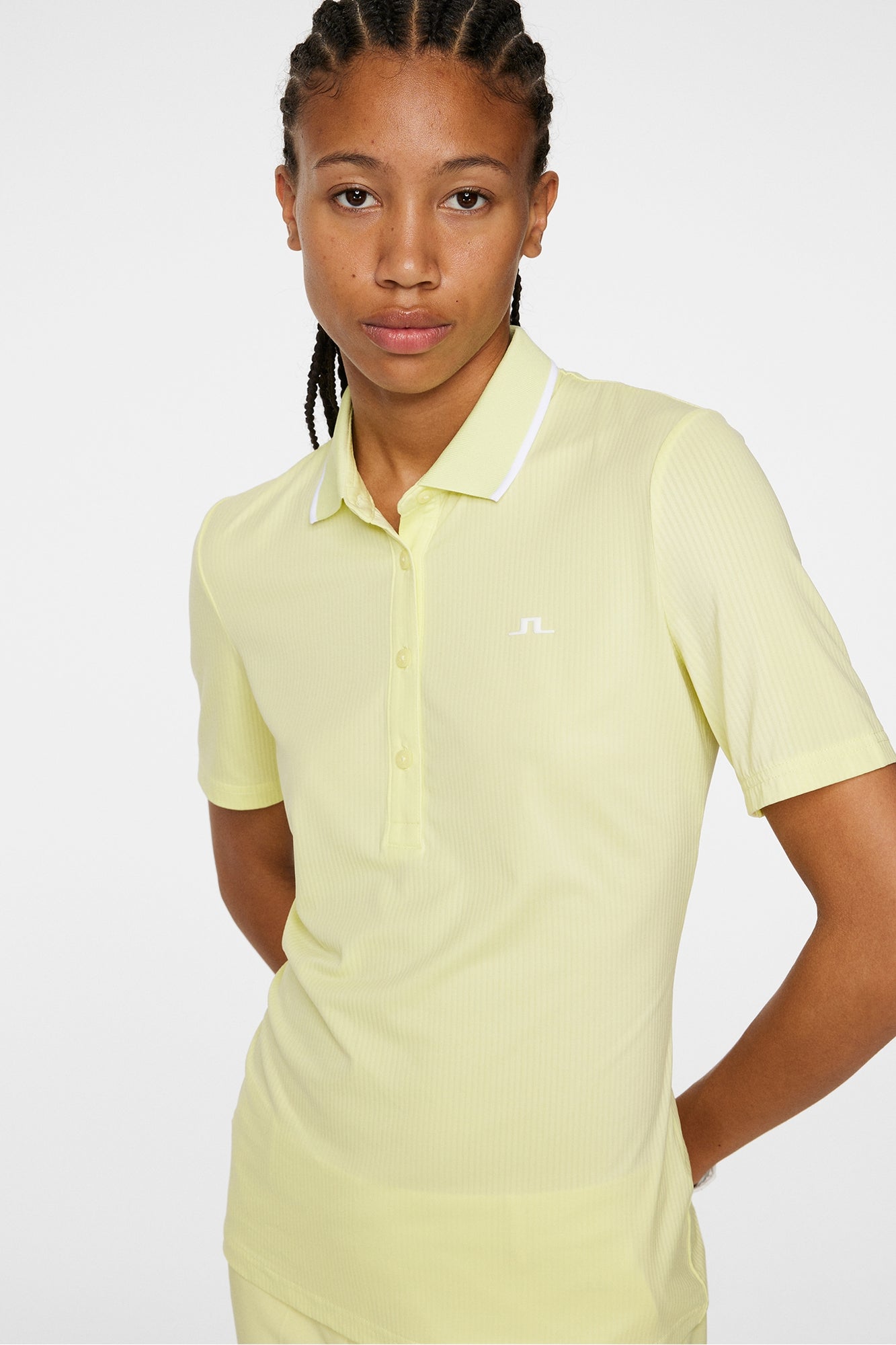 Women | Mindy Polo | Pale Lime Yellow