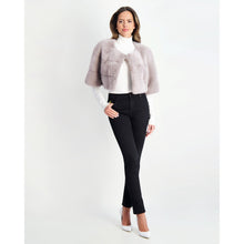 Women | Mink Collarless Bolero | Stucco