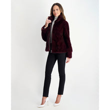 Women | Mink Jacket | Wine