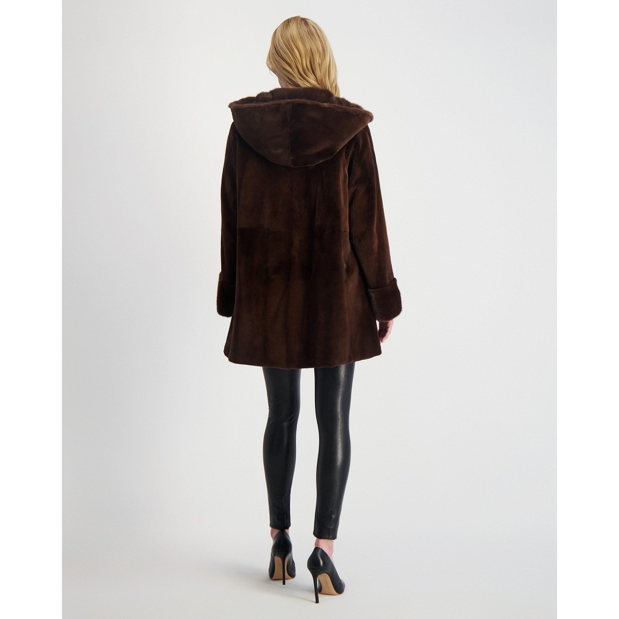 Women | Mink Parka | Chocolate