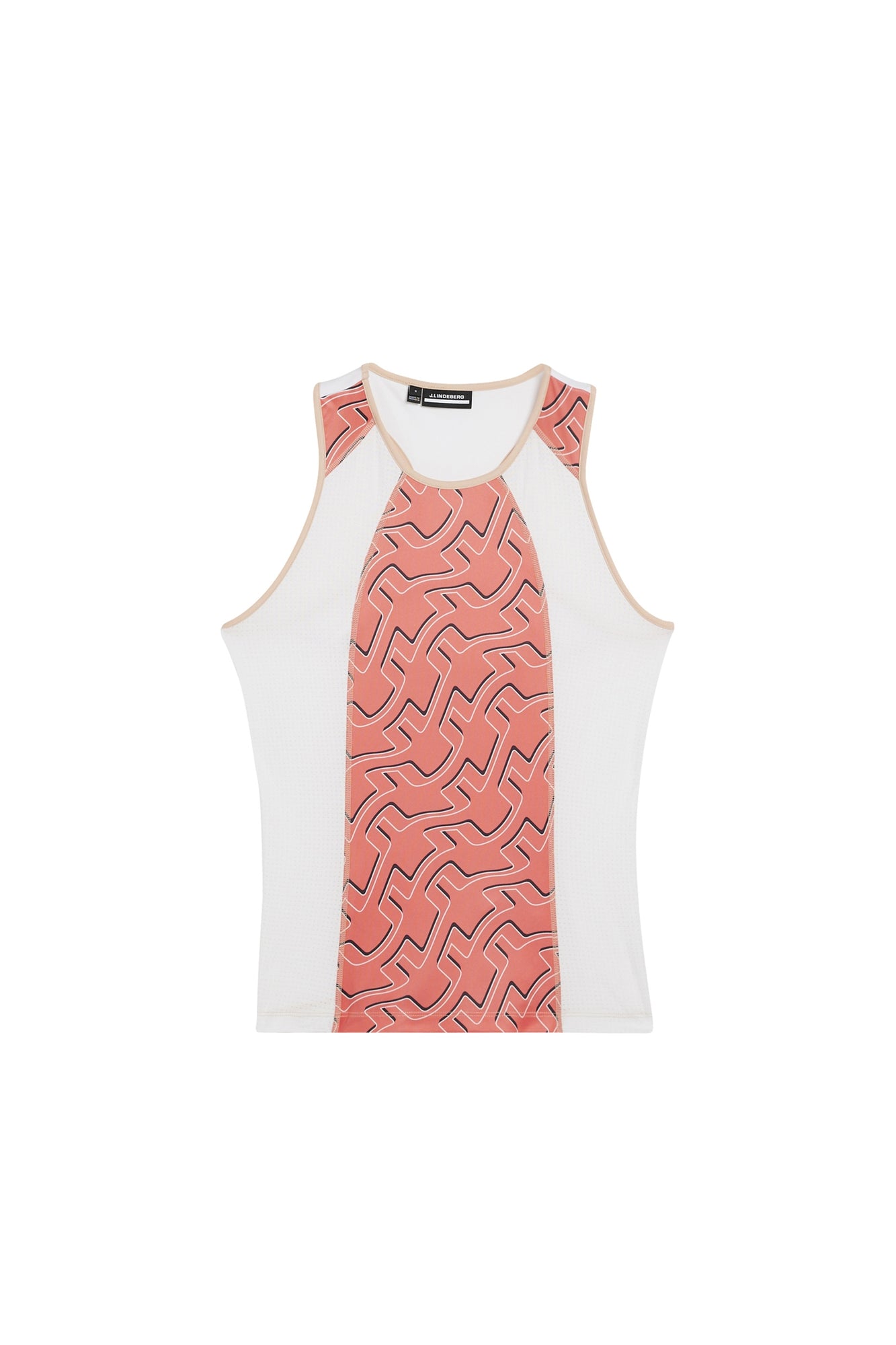 Women | Miriaprint Top | Outline Bridge Wave Coral