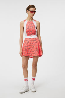 Women | Miriaprint Top | Outline Bridge Wave Coral