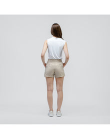 Women | Pace Poplin Short | Buff