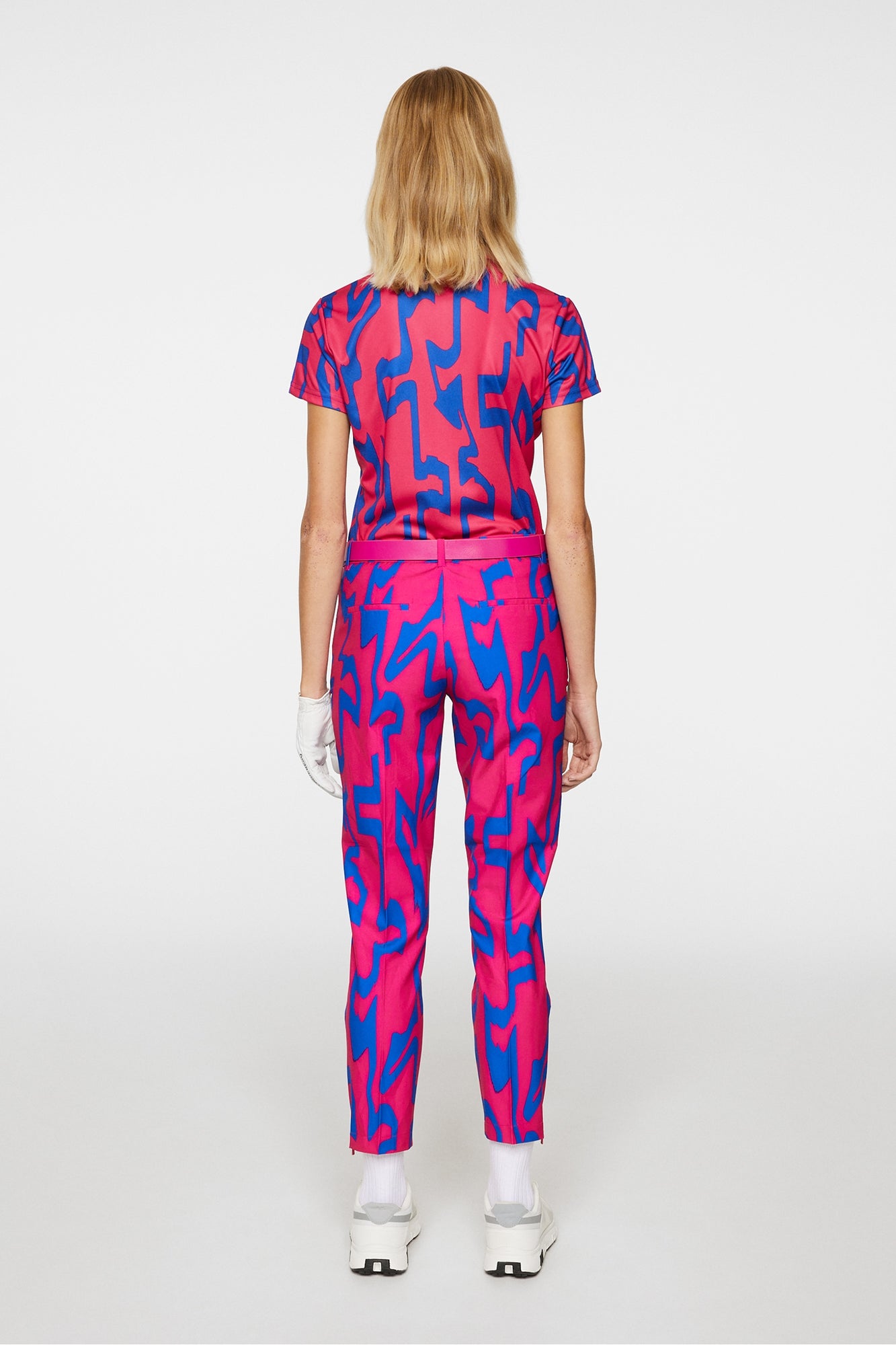 Women | Pia Print Pant | Glitch Bridge Pink